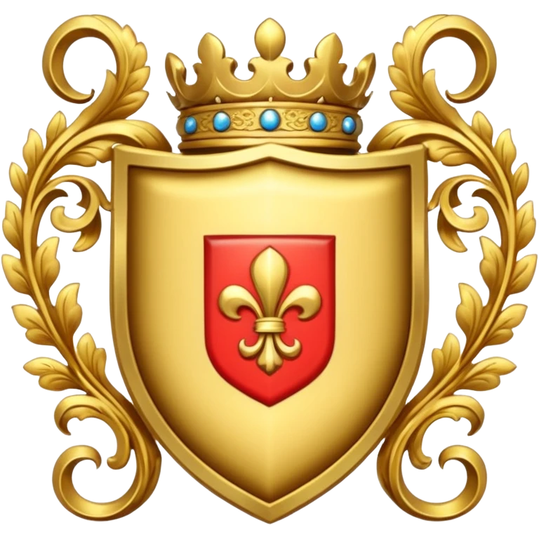 gold coat of arms emoji