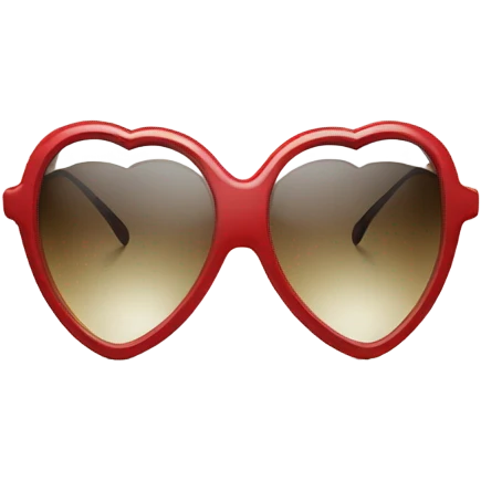 Heart with glasses  emoji
