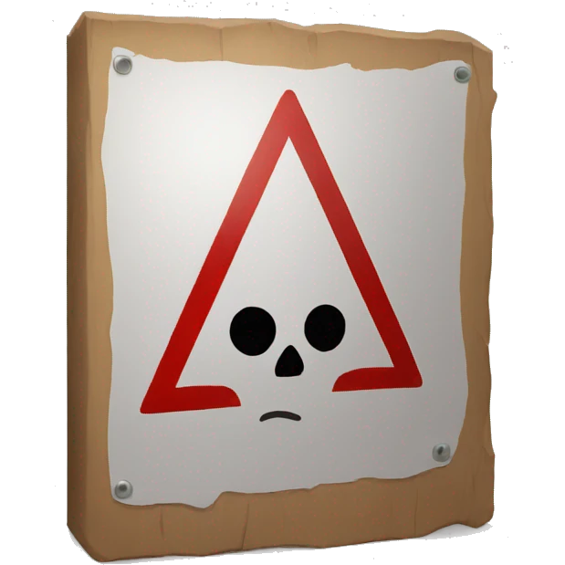 danger sign emoji