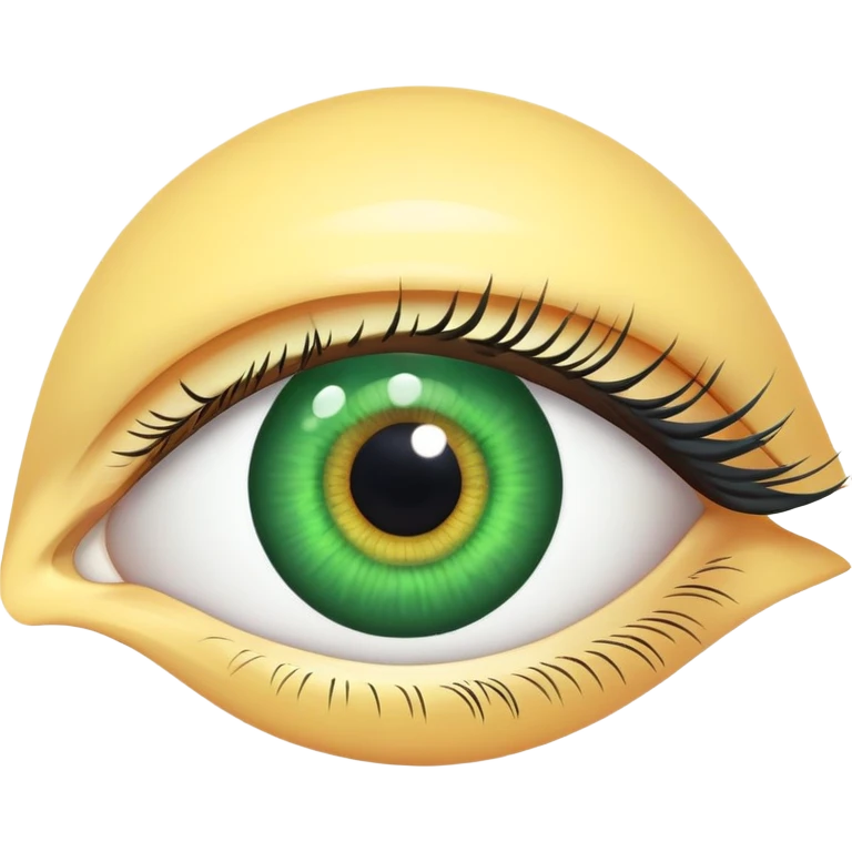 green eye emoji