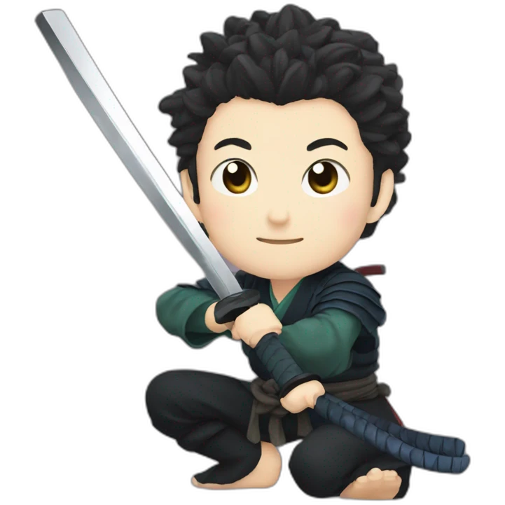 Tanjiro with katana emoji