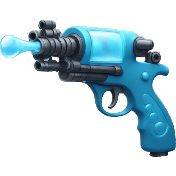 Bubbles gun emoji