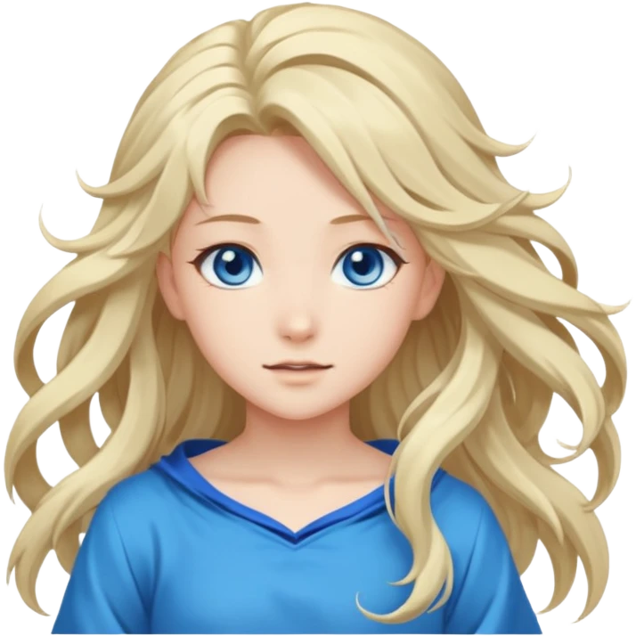 A anime girl who is a mythical emoji