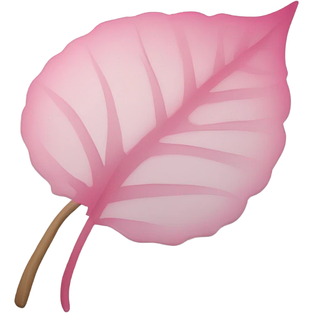 Hoja rosa para escribir emoji