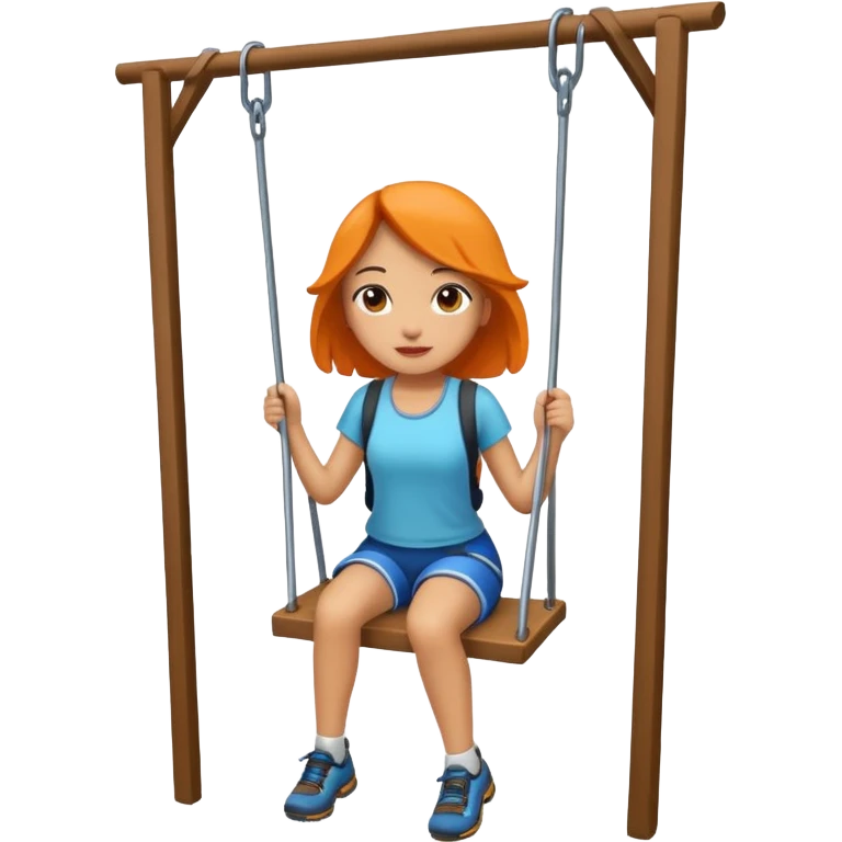 swing hike mixed girl  emoji