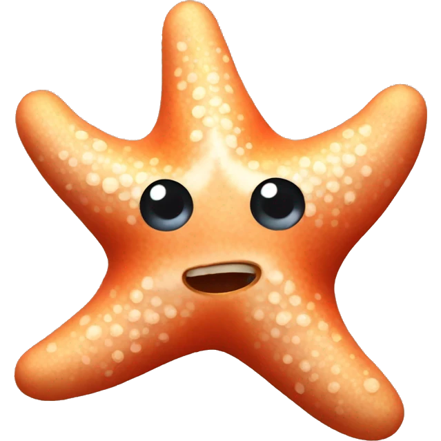 Drunk starfish emoji