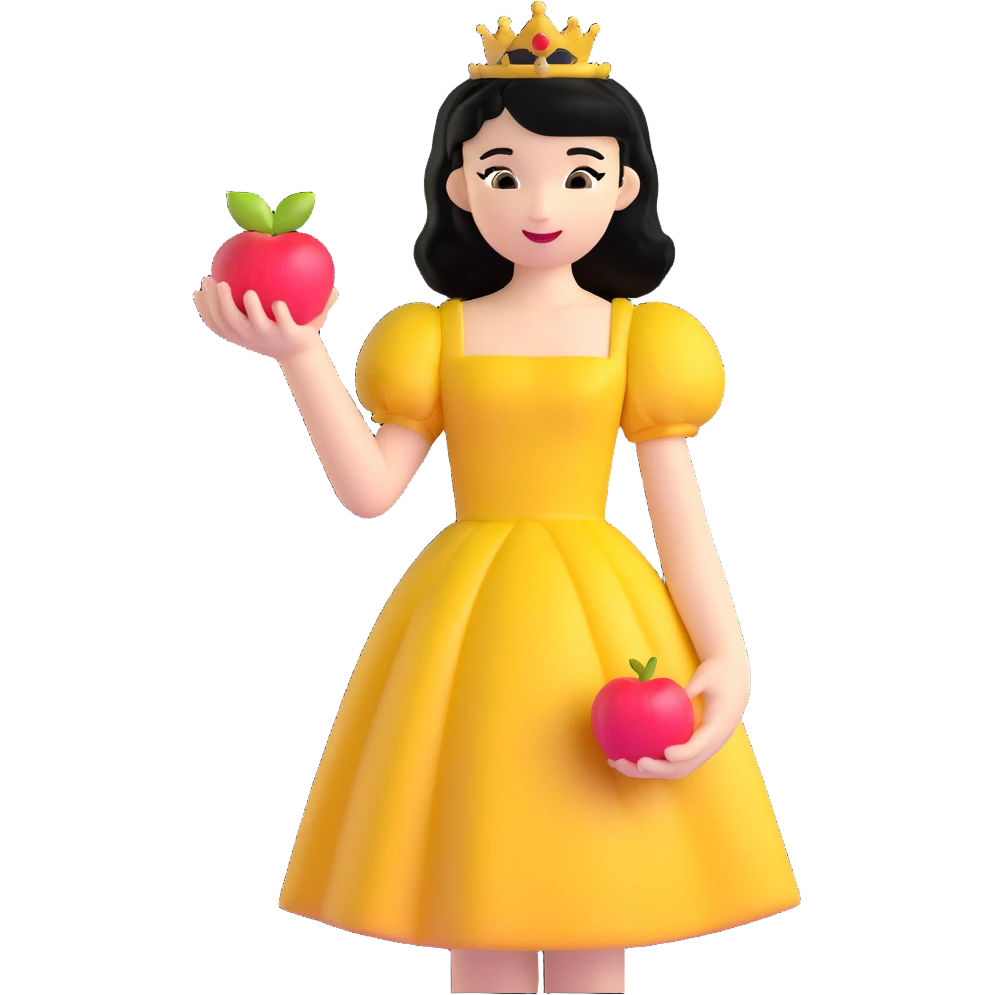 Snow White princess emoji