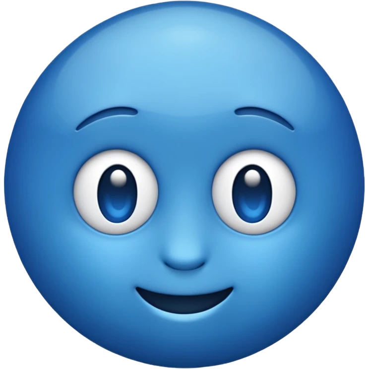 Blue emoji emoji