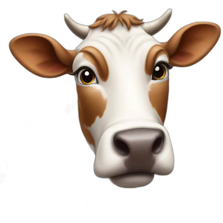 Cow with nose grip  emoji