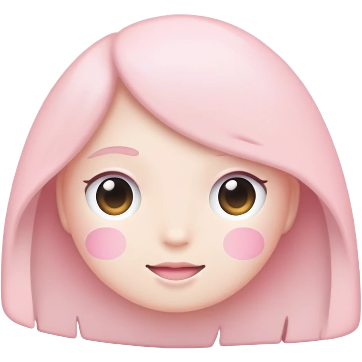light pink emoji