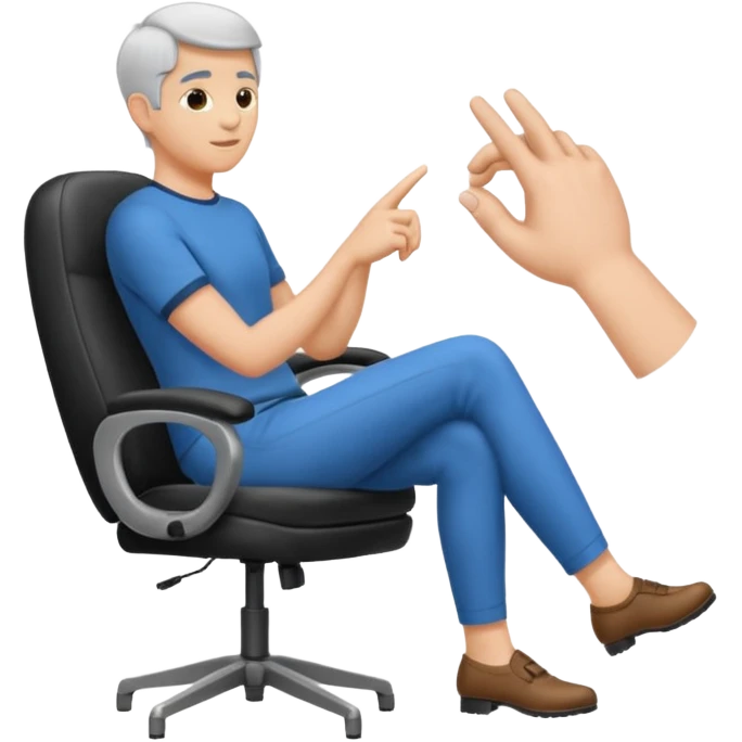 Fais-moi demain coller les unes à côté des autres. La première main gauche le pouce, l’index, majeur sont levé alors que l’annulaire et auriculaire sont repliés. Reproduit la même chose pour la main droite. emoji