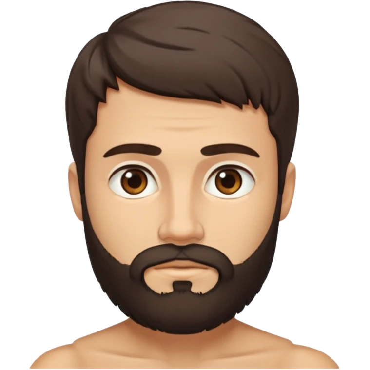 white ancient greek young man with beard emoji