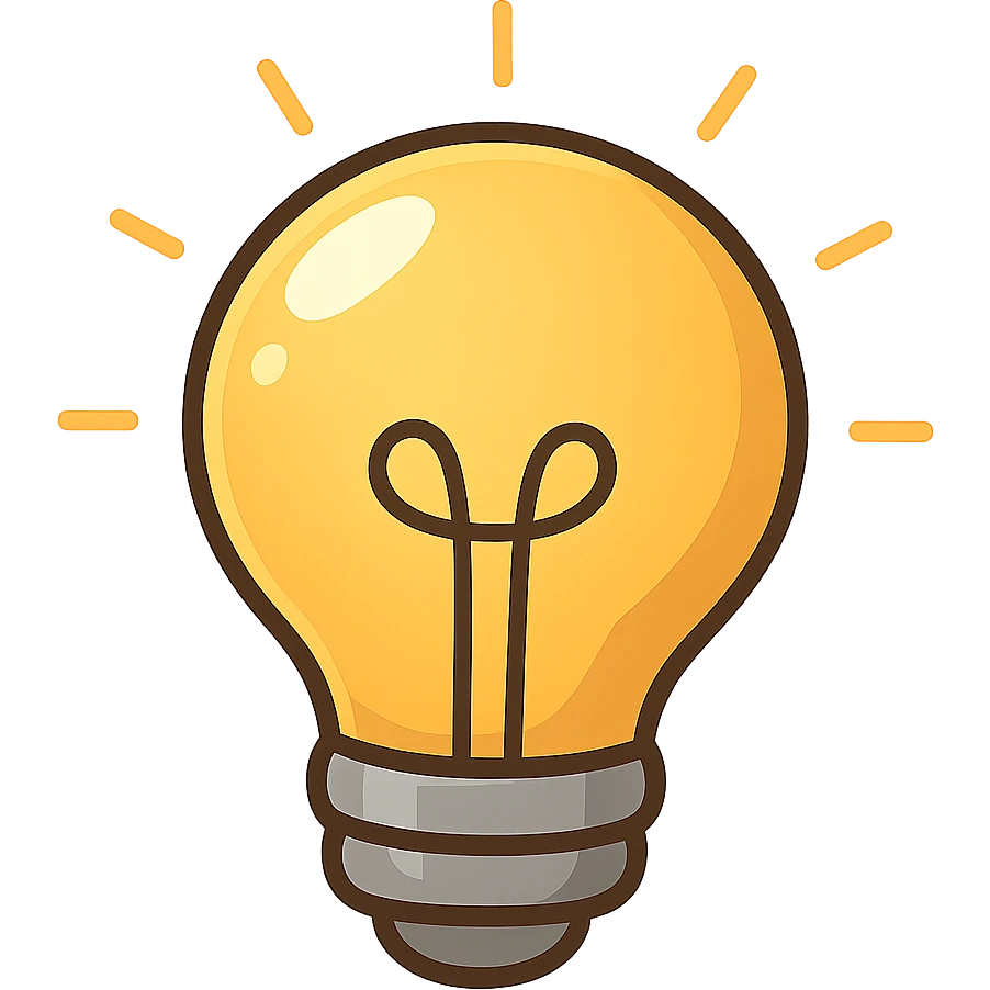 lightbulb emoji