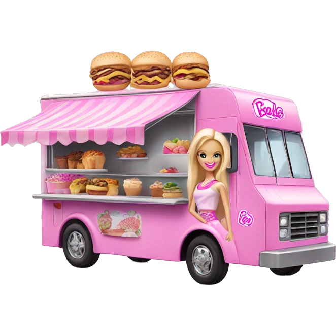 Barbie’s dream food truck  emoji