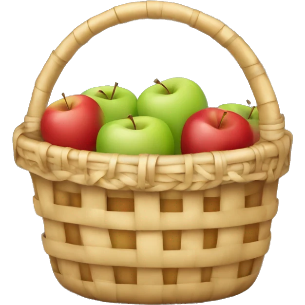 Basket of apples emoji