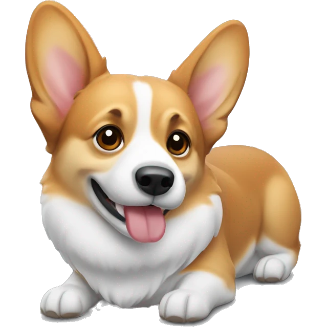 Corgi with mašle emoji
