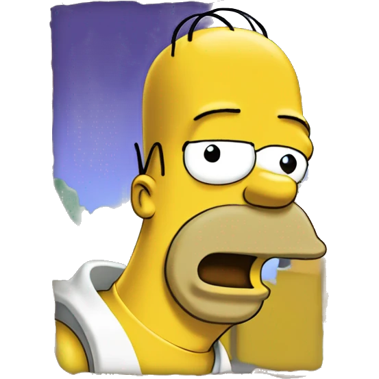 homer simpson happy emoji