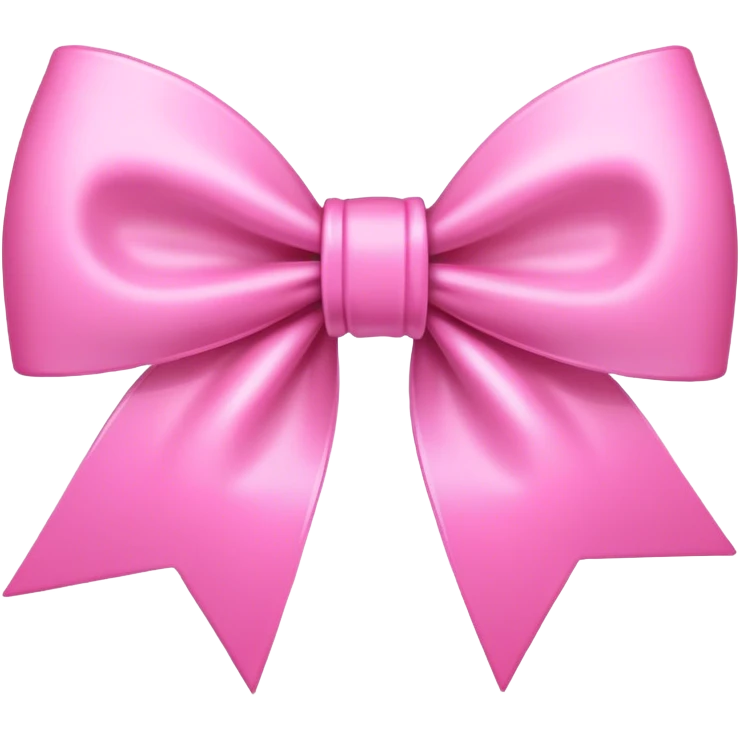 Moño aestetich rosa emoji