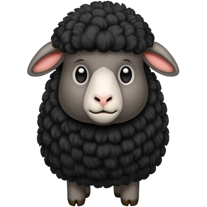 black sheep flipping the bird emoji