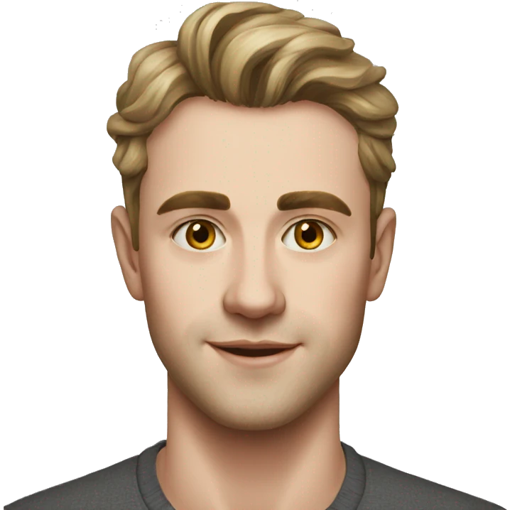 Portrait, British Male, mid 20s, named Charlie emoji