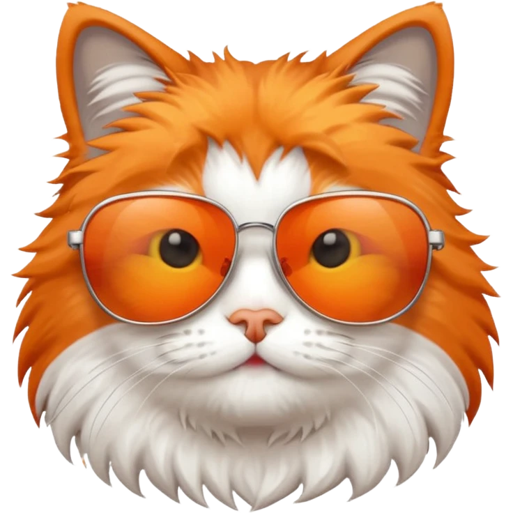 Cat wearing sunglasses emoji