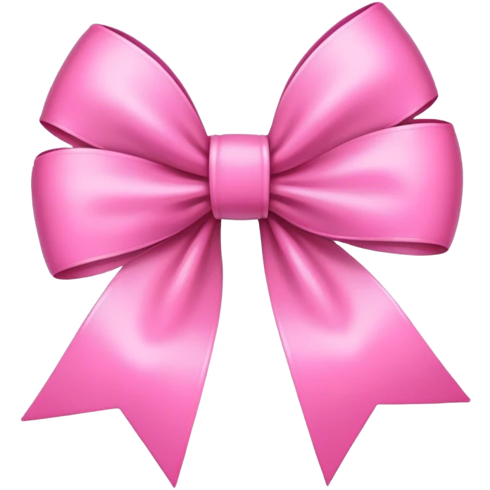 pink bow emoji