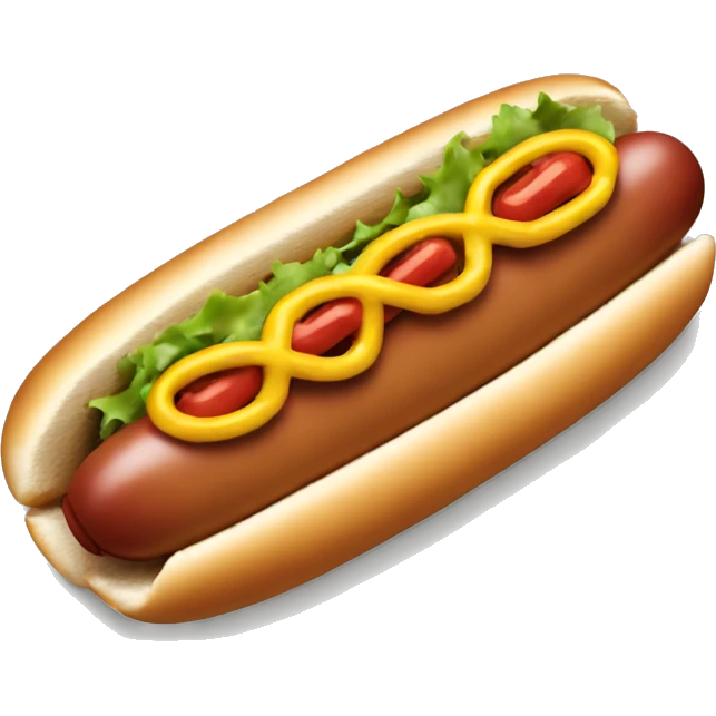 Chicago style hot dog emoji