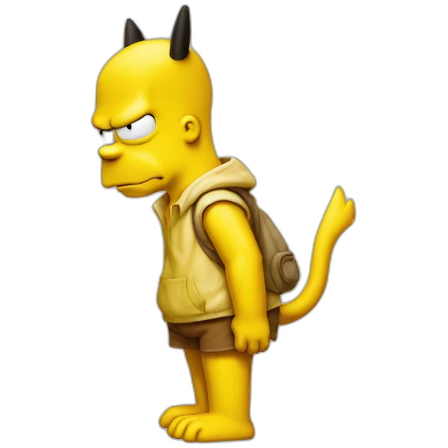homer_simpson_as_pikachu emoji