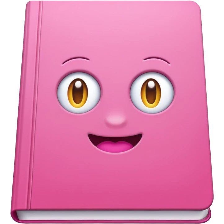 pink book emoji