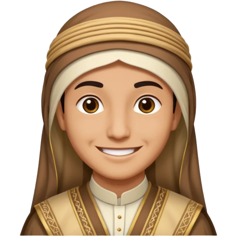 make it look arabic outoors style emoji