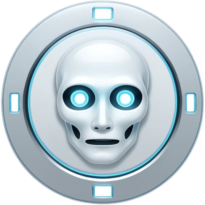 белый светящийся immortal effect CD-диск, no background emoji