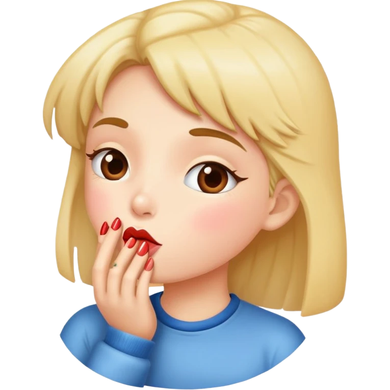 Giving many kisses  emoji