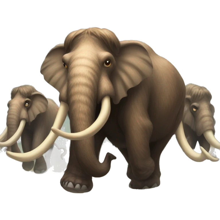 Mammoth hunt emoji