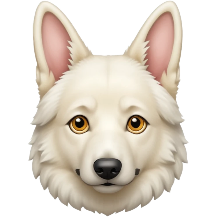 White german shepherd emoji