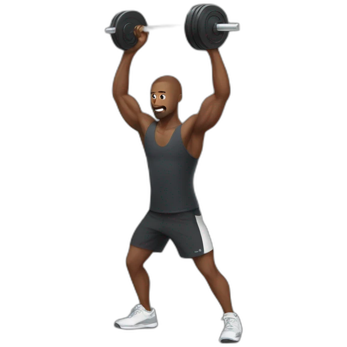 man workout emoji