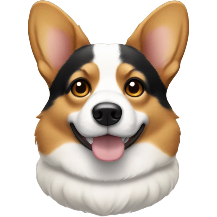 Tri-color corgi emoji