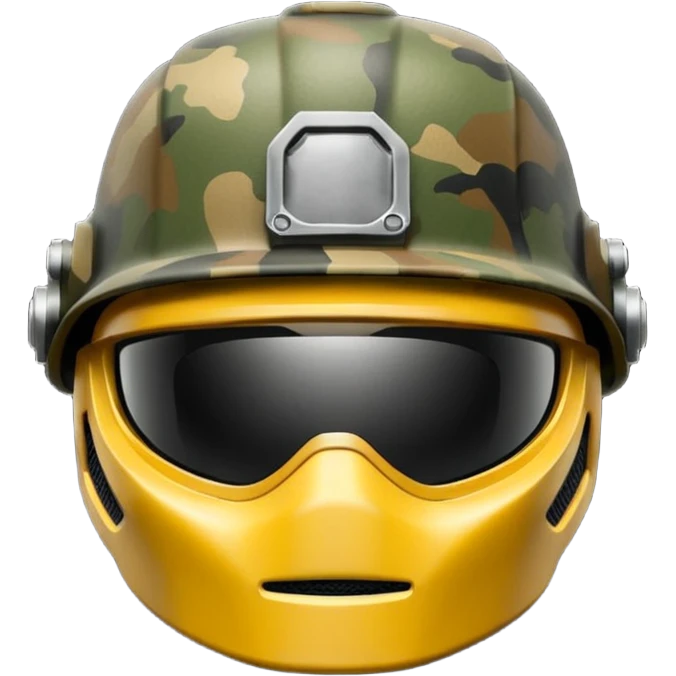 Üstünde (PUBG)yazan bir kask yap emoji
