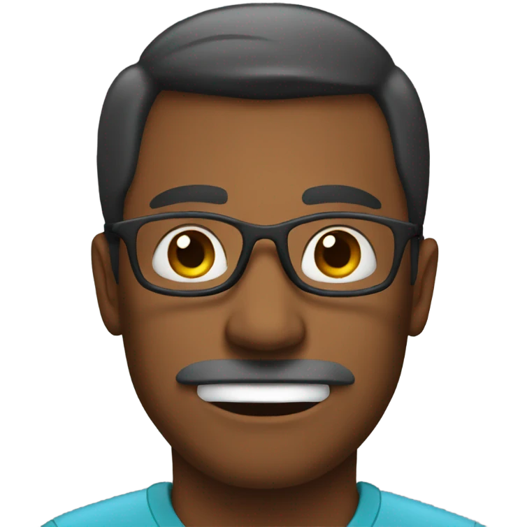 A dad with  mask emoji