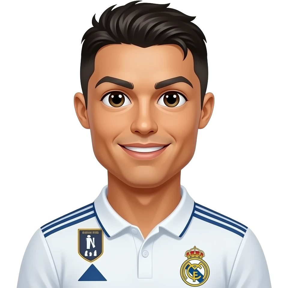 Ronaldo in Real Madrid emoji