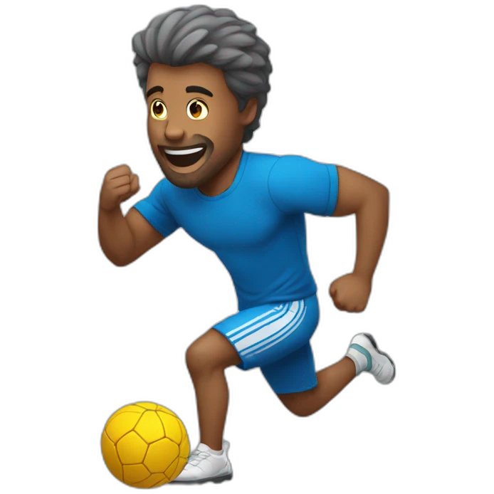 Homem jogando bola emoji