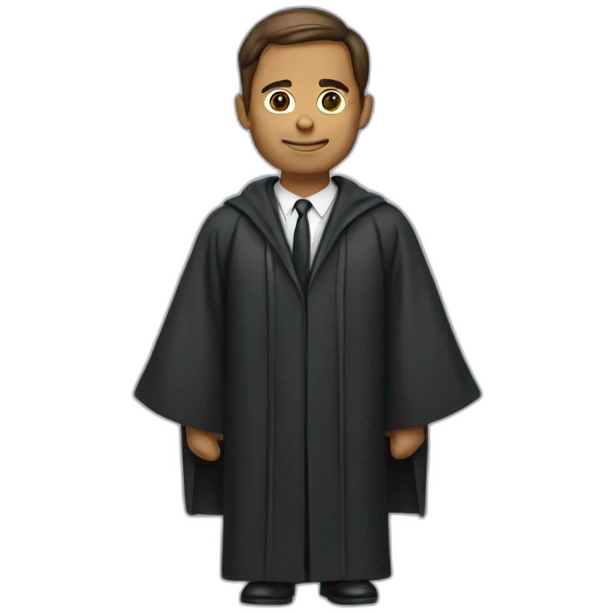 lawyer Wearing a robe emoji
