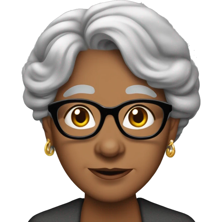 “Victoria Espinosa, a cuyo talento debe el teatro puertorriqueño momentos inolvidables” es un ser que pensábamos ubicuo; de tan presente y laborioso, casi irreal. dark skin old lady gray hair emoji
