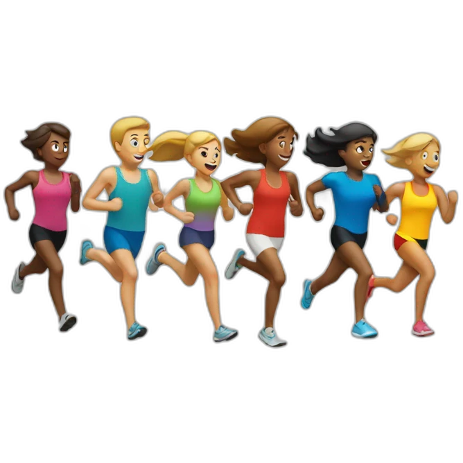 running marathon emoji