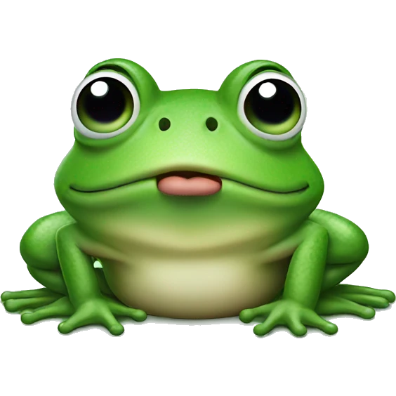 frog blowing a kiss  emoji