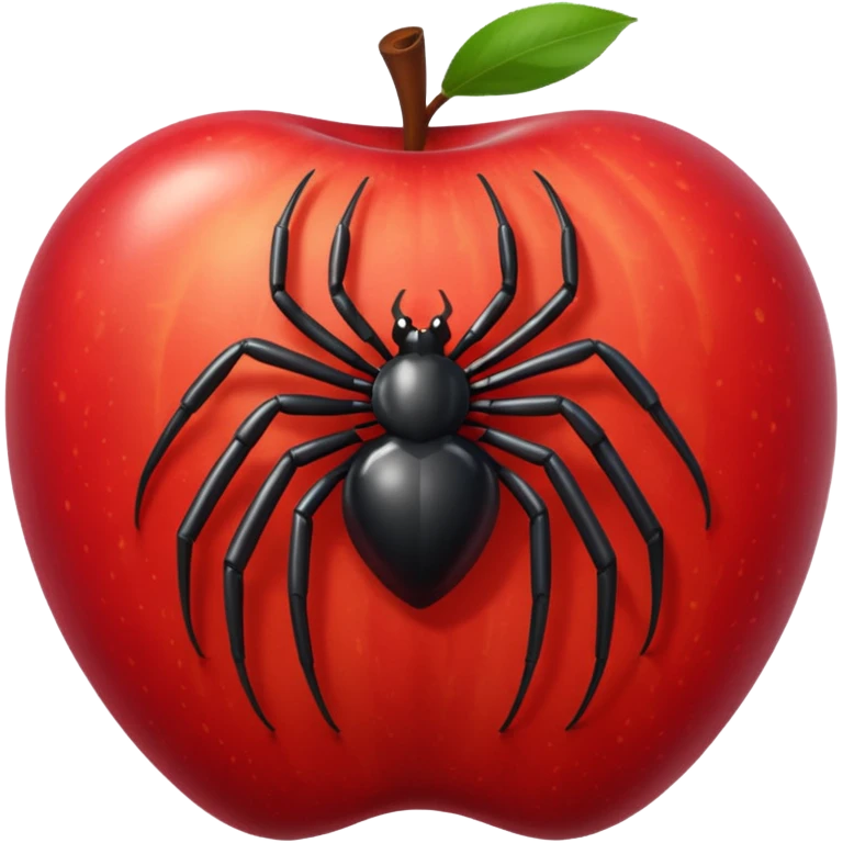 spider emoji style apple emoji