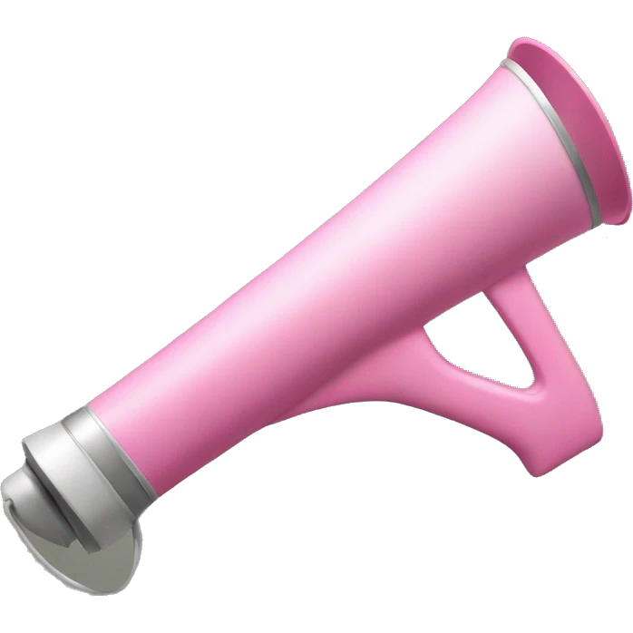 megafono rosa emoji