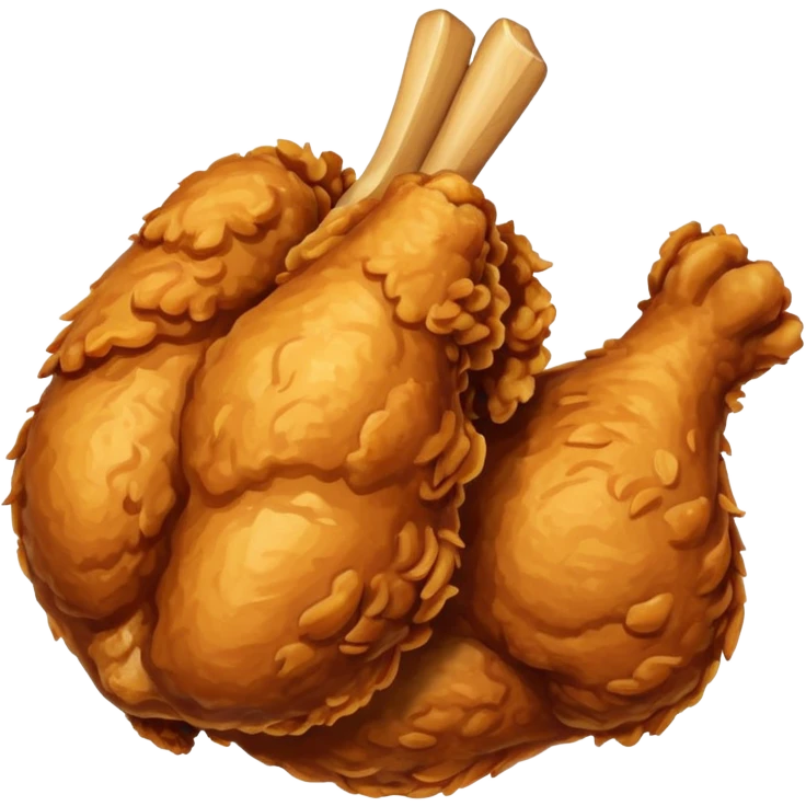 fried chicken  emoji