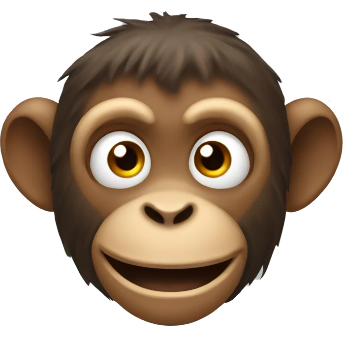 Monkey face surprise emoji