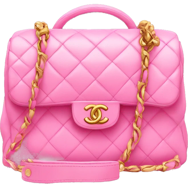 pink chanel bag emoji