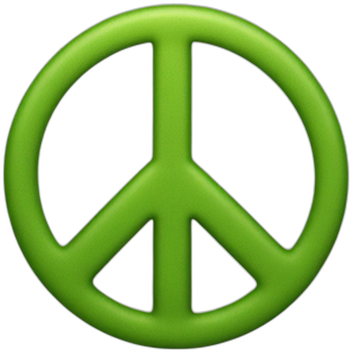 peace sign emoji